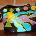 Hand Painted Handbag Purse..